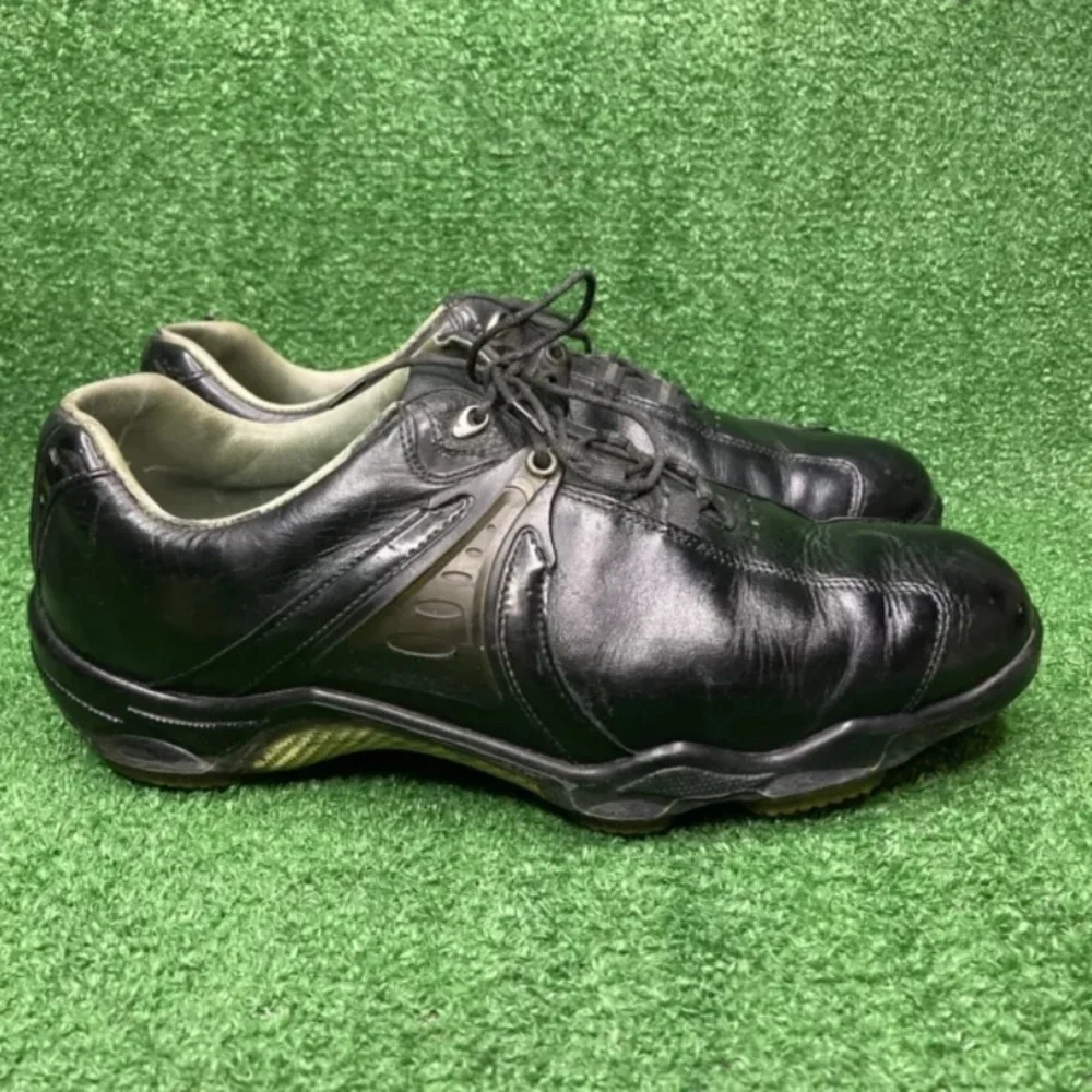 Foot Joy Golf Shoes Dry Joys Lace-Up Shoes Size 11M Black Style 53523 Cushion‎